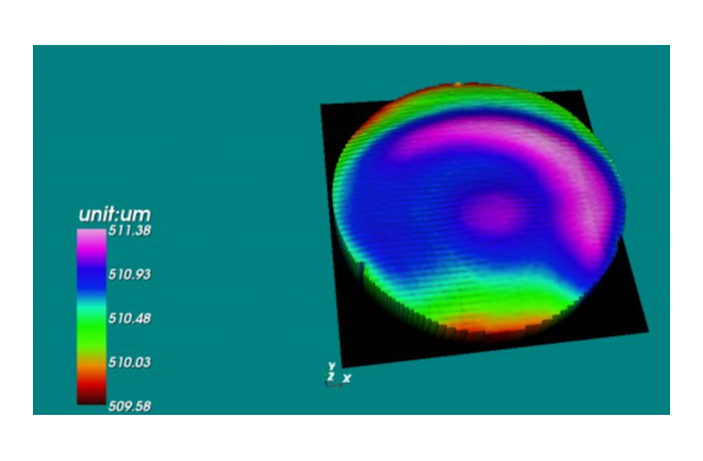 Измерение толщины пластины (3D)